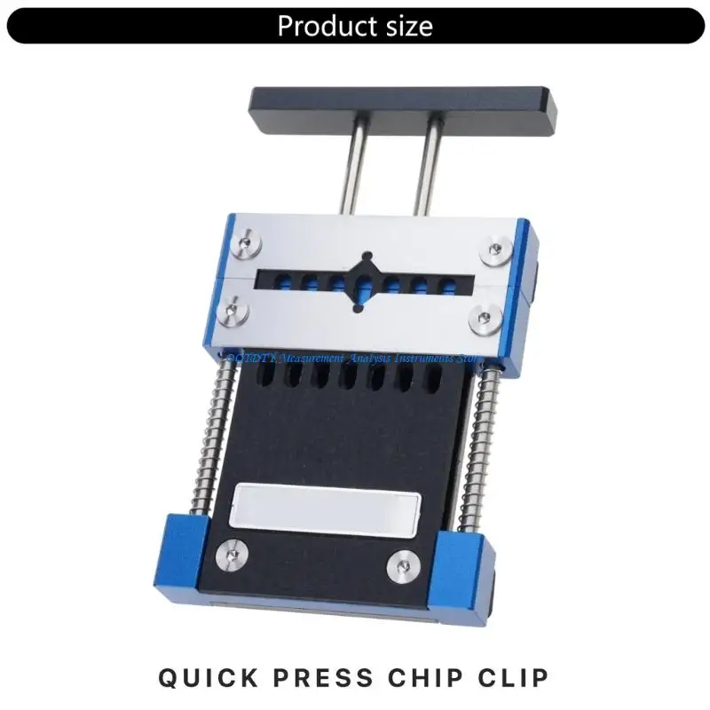 367D Industrial Quick Press Chip Clip 500° Heat Resistant Glass Clamping Width for BGA CPU Removal Pin Repair