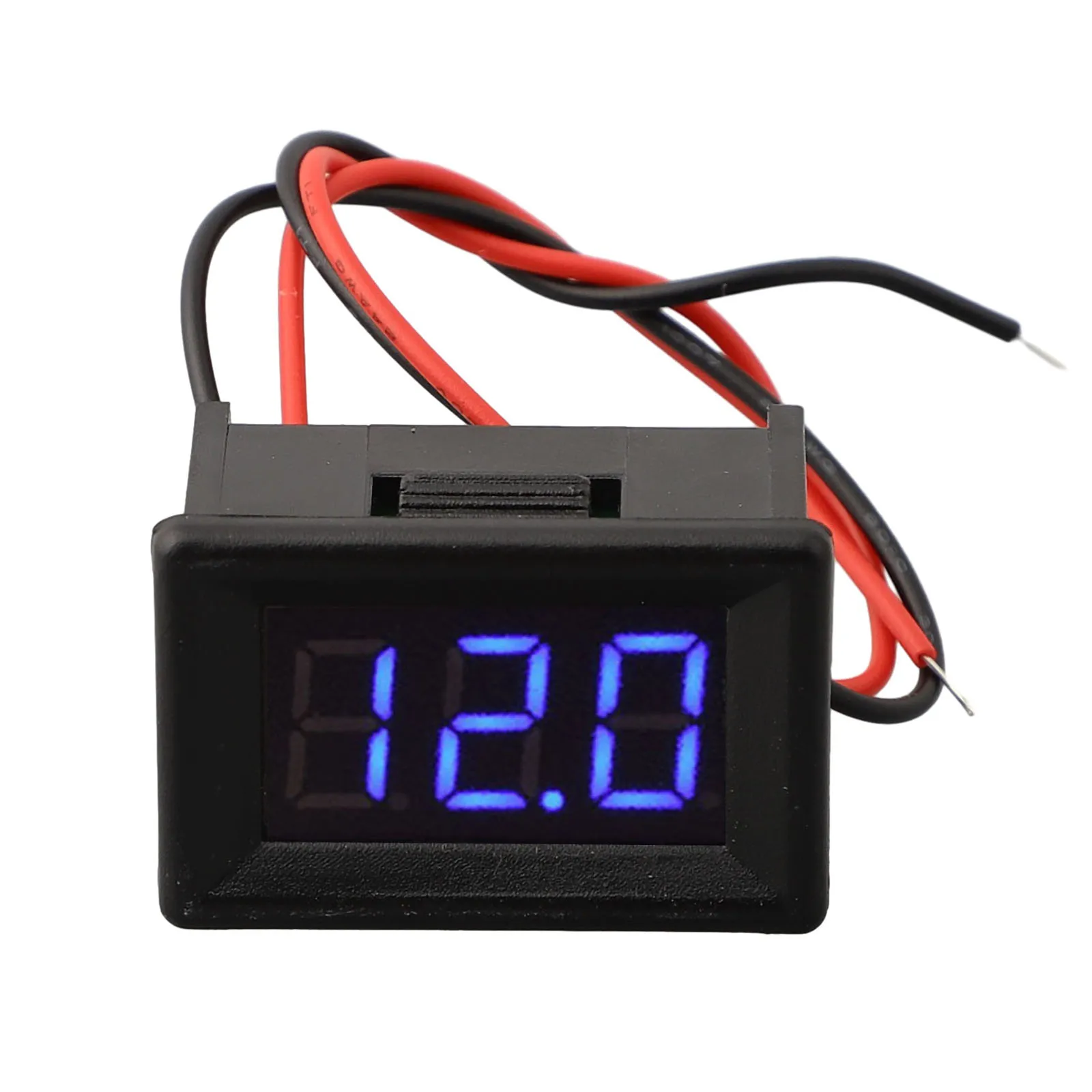32x22mm LED Digital Voltage Table 2-line DC Voltage Table Red Blue Green DC4.5-30V Voltmeter Power Supply Measuring Tool