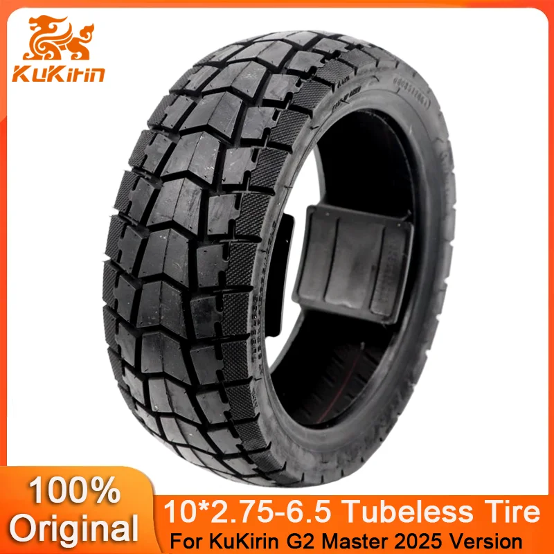

Original 10*2.75-6.5 Tubeless Tire for 2025 Version KuKirin G2 Master Electric Scooter Off Road Outer Tyre Replacement Parts
