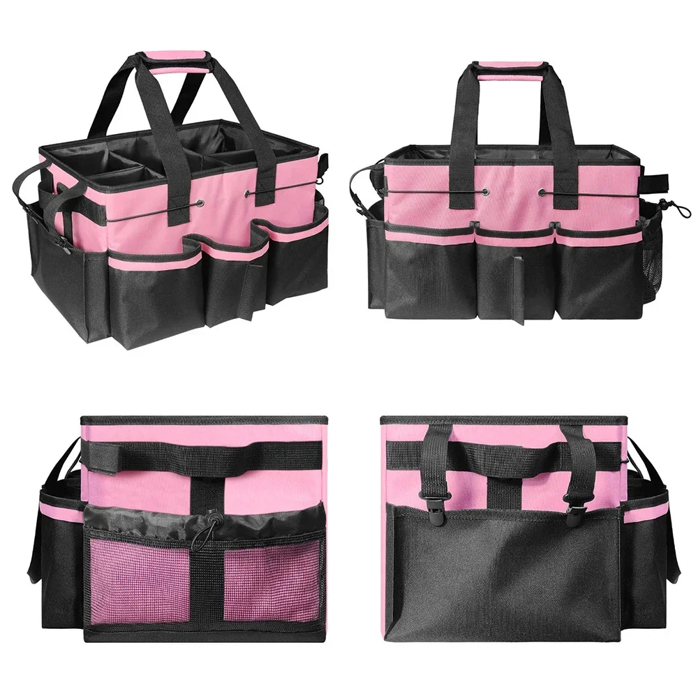 Cleaning Tool Organizer Bag Multi-function Tool Bag Waterproof Wear-resistant Large Capacity Oxford Cloth Storage Bag