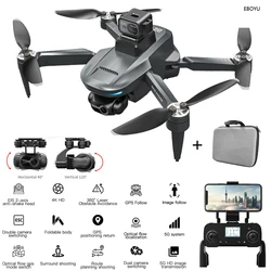 EBOYU L200PROMAX GPS RC Drone 5G WiFi FPV 4K Dual Cams 2-Axis Gimbal Obstacle Avoid Brushless Follow Me Optical Flow Positioning