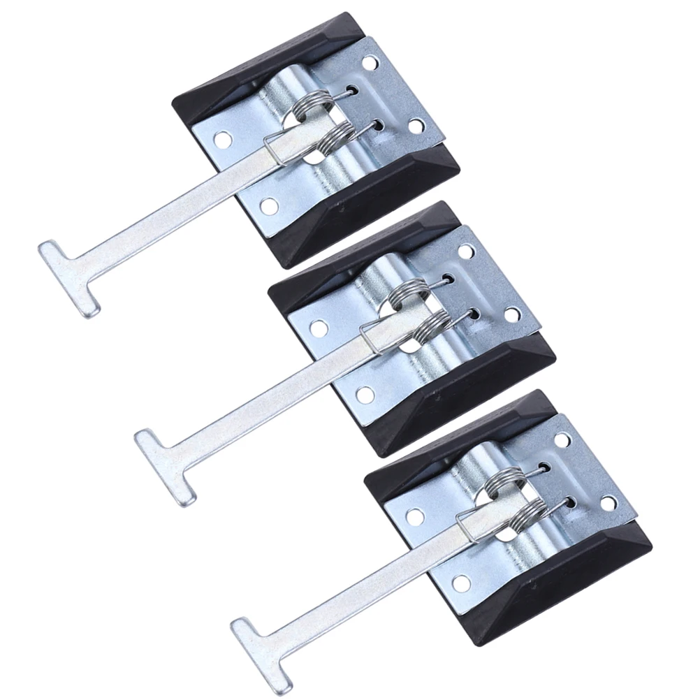 

3 Pcs Magnetic Wind Hook Door Holder Camper Portable Silver Replacement Rv Latch Travel