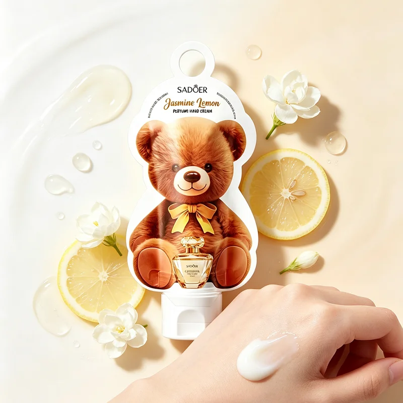 Jasmine Lemon Perfume Hand Cream, Long-Lasting Moisturizing, Nourishes Dry Skin,  Protects Hands During The Autumn And Winter