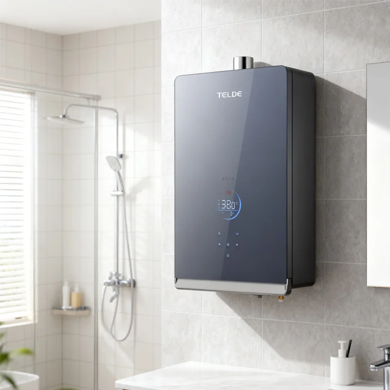 

Natural Gas 13L Dry Fever Prevention Storage Touch Control Class Energy Efficiency LED Display Instant Gas Water Heater for