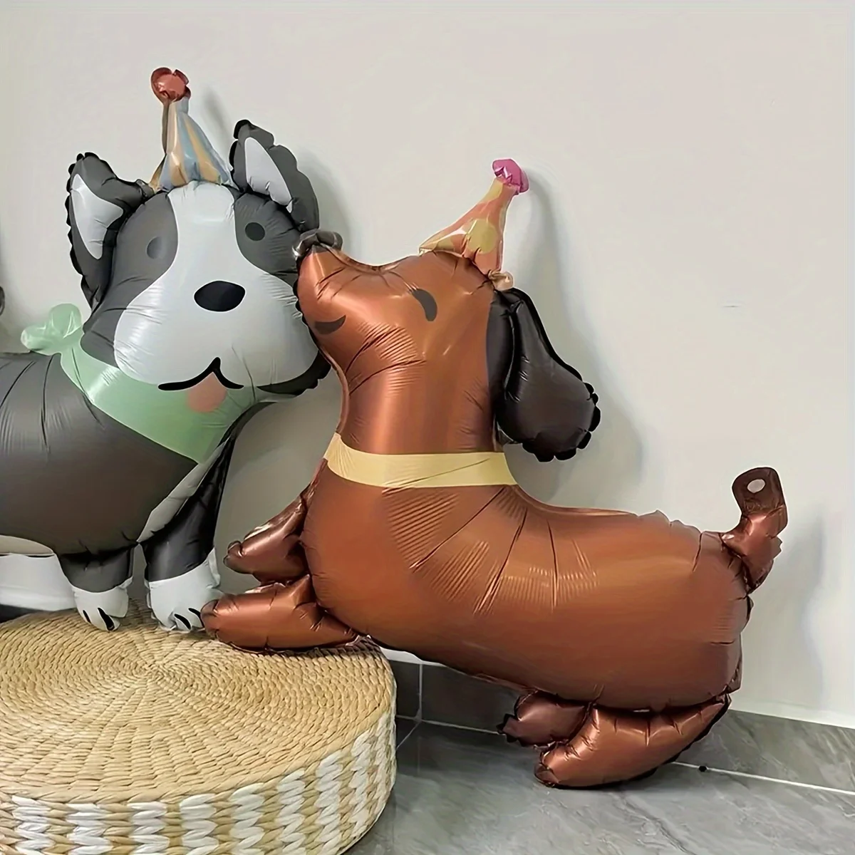 احباط Globos بالونات عيد ميلاد سعيد جرو أنيمي أجش الصلصال الألماني بالون زينة الحفلات استحمام الطفل لطيف مستلزمات الحيوانات الأليفة الاطفال