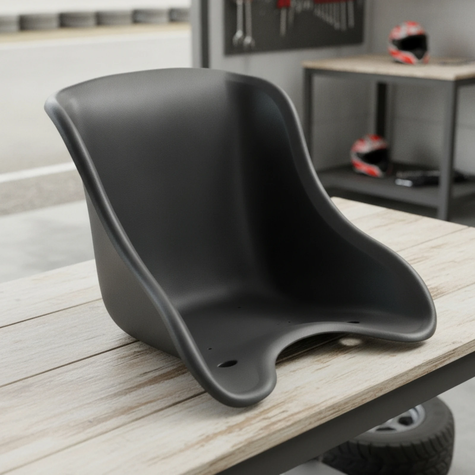 Go Kart Bucket Seat One-Piece Go Kart Seat Heavy-Duty Universal Fit