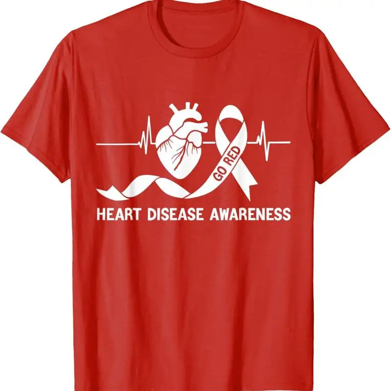 Go Red pour le mois de sensibilisation aux maladies cardiaques T-shirt de santé