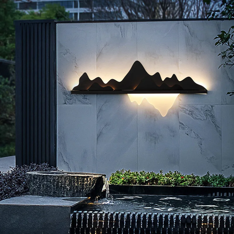 مصباح حائط لغرفة المعيشة، شريط حديث بسيط، جدار خلفية تلفزيون، غرفة نوم فاخرة خفيفة