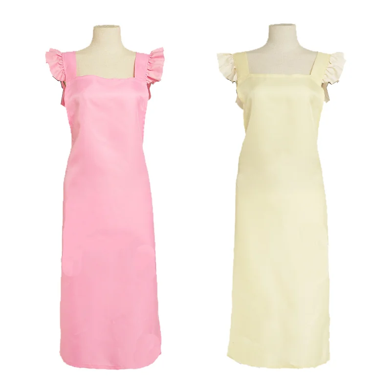 Mashle: magia y músculos Mash Burnedead Anime Cosplay accesorios hombres mujeres rosa amarillo delantal fiesta de Halloween Navidad Carnaval
