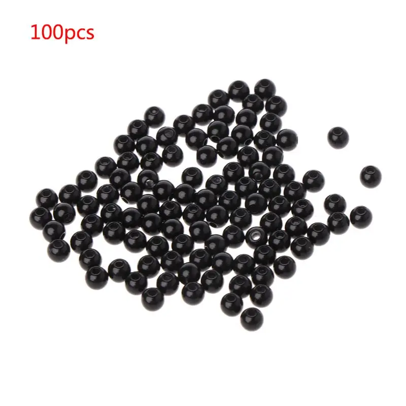 100pcs 3-12mm Black Safety for Doll Eyes Sewing Beads For DIY Bear Stuffed