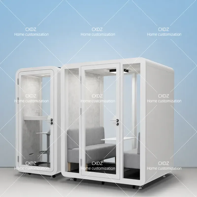 Soundproof Phone Booth for Home Office Piano Room Mobile Live Streaming Silent Recording Studio Privacy Pod