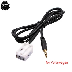 New Car Radio Aux Cable 3.5MM MP3 Audio Adapter For Peugeot 307 308 408 407 507 Sega Triumph Citroen C5 C2 RD4