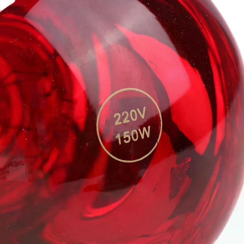 60-150W Near Infrared Red Heat Lamp Bulb Fit Standard E27 Socket Infrared Physiotherapy Bulb Energy Saving 220V