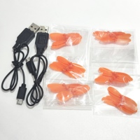 Original 4DRC V8 RC Quadcopter 4D-V8 MINI Drone Spare Parts USB Charging Wire CW CCW Propeller Blade Accessories Maple Leaf Wing