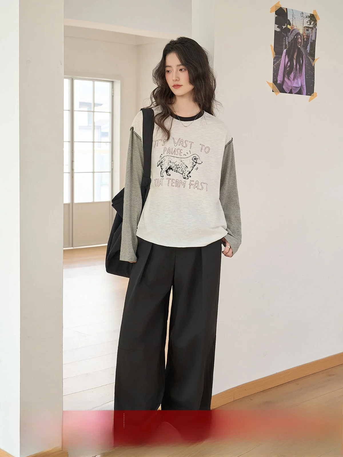 

MoZao High Waist Wide Leg Suit Pants Women's Loose Slim Straight Floor-Length Casual Trousers Spring 2026 New Sle