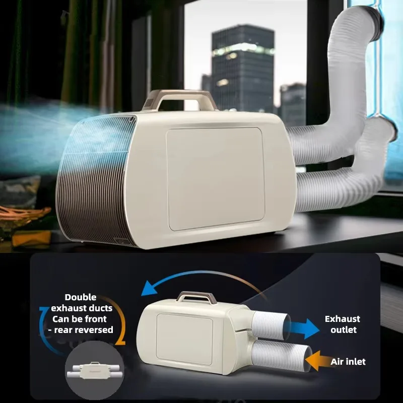 Best Sales New Model Cold Warm Outdoor 1600W Air Conditioner  Drain-Free Home Vehicle-Mounted Portable Air Conditioner