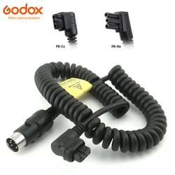 Godox PB960 Power Cable CX/NX External Flash Battery Pack Connector Cord for Canon Nikon Godox Yongnuo Speedlite