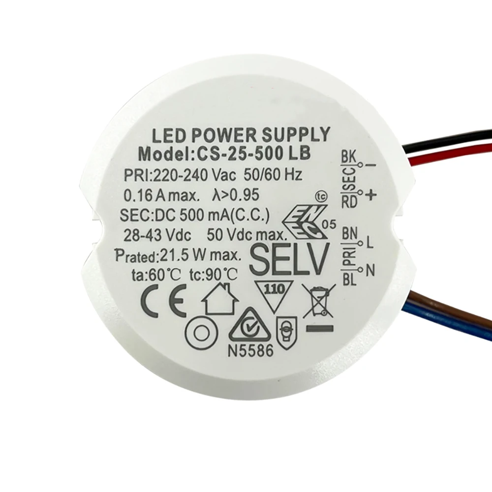 LED POWER SUPPLY CS-25-500 LB CS-25-600 LB For Eaglerise Drive controller