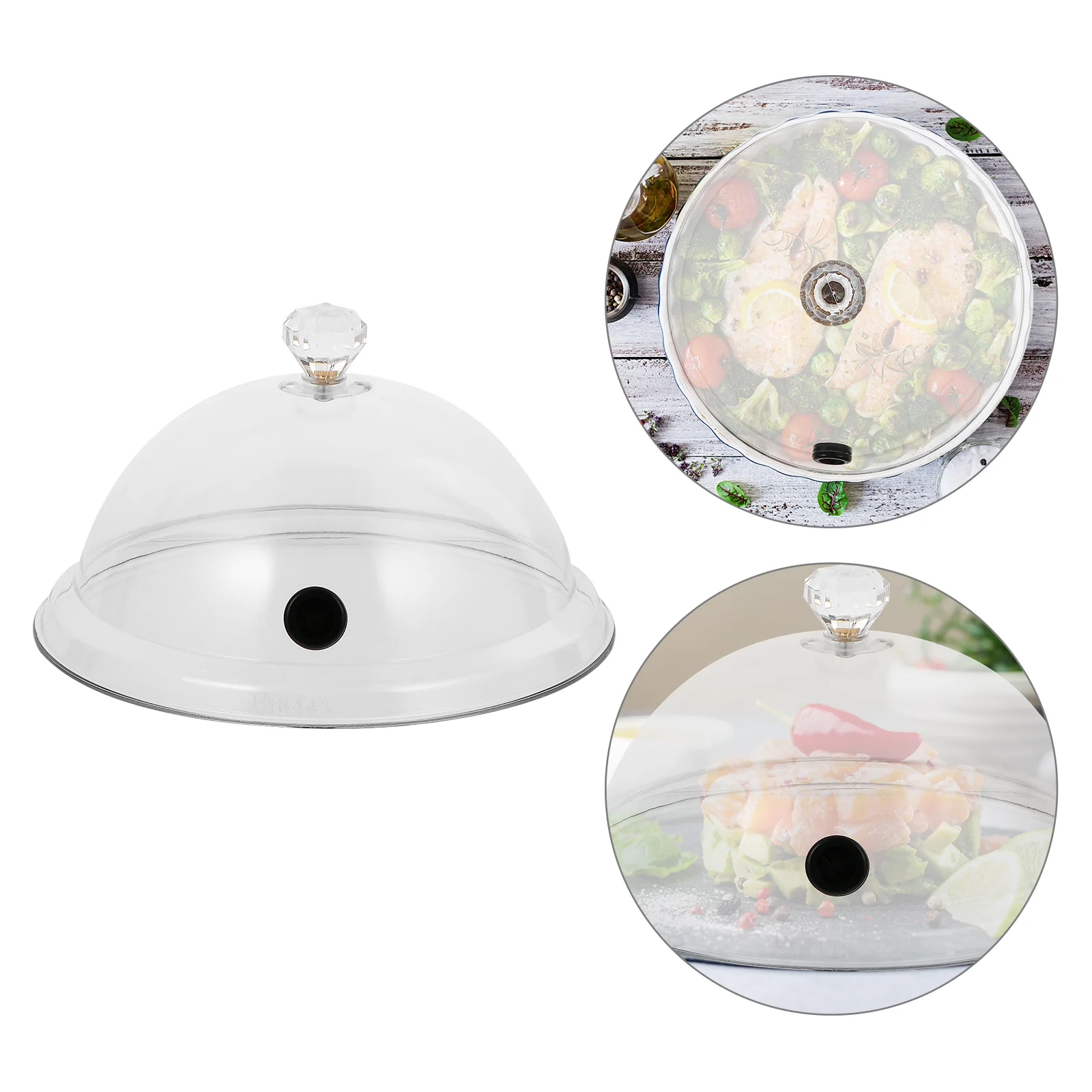 Hood Smoky Food Cover Transparent Dust Accessories Protective Grade PC Insulation