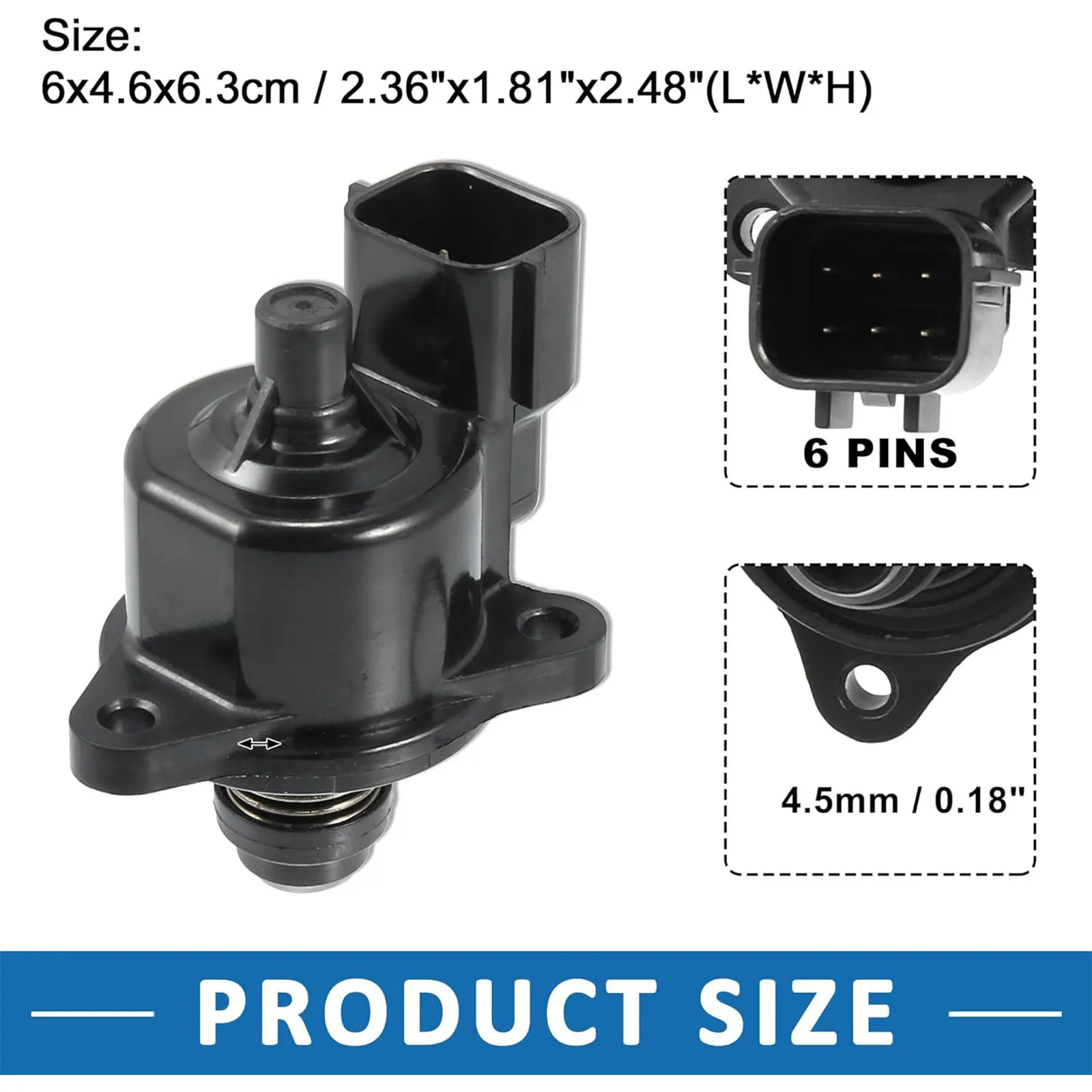 

MD628119 Idle Air Control Valves Control For Mitsubishi Chrysler Dodge Outlander 1450A132 1450A065 MD628174 MD628166 MD628168