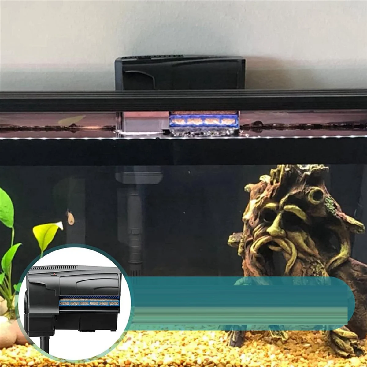 A40T 20 Stück Ammoniak-Reduzier-Filterpads für Aquarium-Filterschwammpads, Aquarium-Filterpads für QuietFlow LED PRO