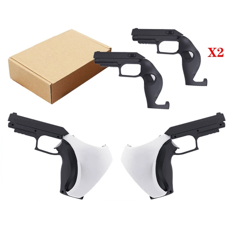 

2pcs For PSVR2 Gamepad Somatosensory Gun Mount for PSVR2 Gamepad Shooting Bracket