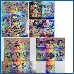 Anime One Piece DIY ACG Monkey D Luffy Boa Hancock Premium Flash Card Boy Collectible Card Christmas Birthday Gift Gra planszowa