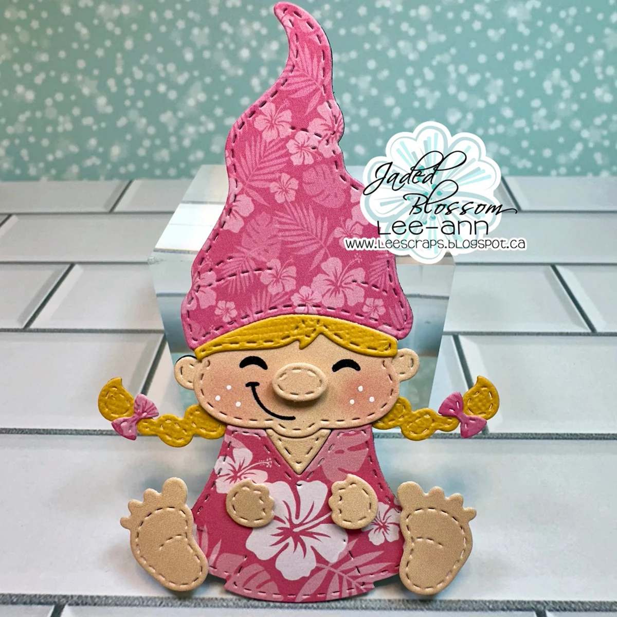 Addycraft Metal Cutting Dies girl gnome dies face background panel For DIY Scrapbook Cutting Die Paper Cards Embossed