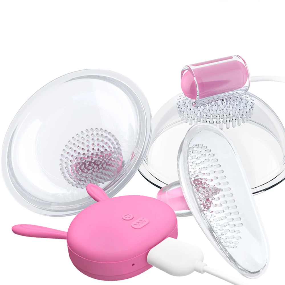 Breast Enlargement Stimulation Nipple Vagina Clitoris Sucker For Women Clit Vibrator Vacuum Pump Cover Adult Masturbator Sex Toy view 4