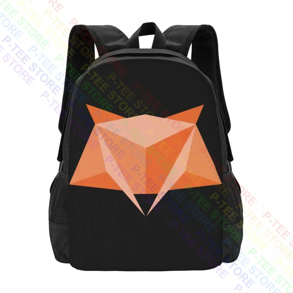 Digital Fox Metamask Crypto Bitcoin Ethereum DefiBackpack Large Capacity Swimming Art Print