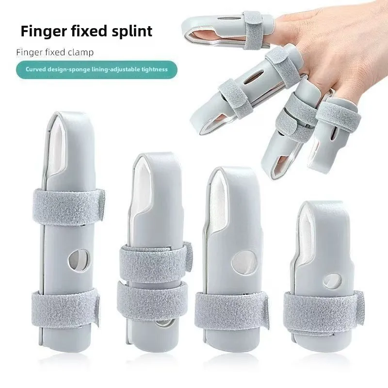 1 Finger Joint Fixation Splint Corrective Finger Protector for Fixing Fracture Flexural Extension Brace for Arthritis Relief