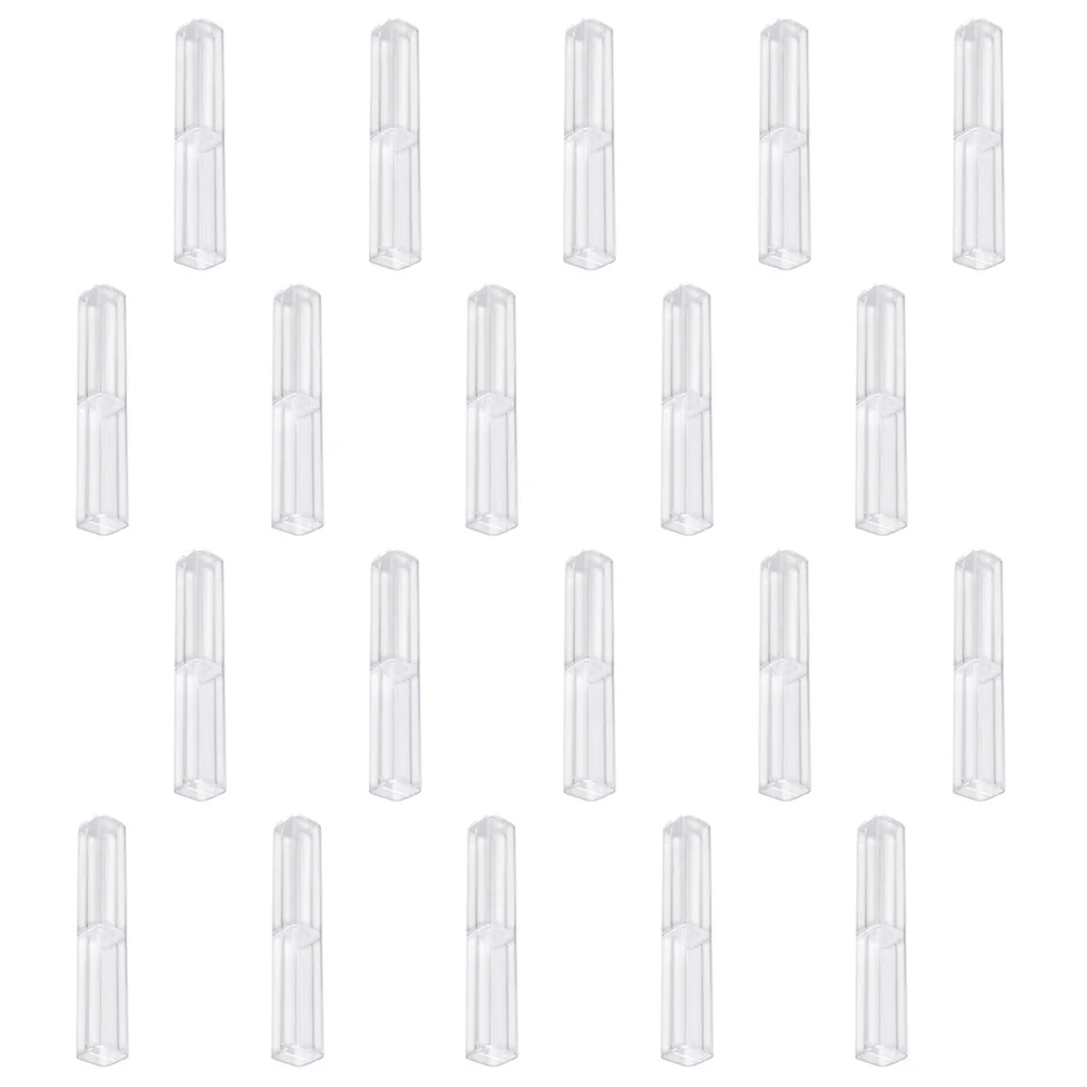 

20Pcs Clear Pen Case Ballpoint Pen Gift Box Durable Plastic Storage Container for School Stationery Students Student Stationery