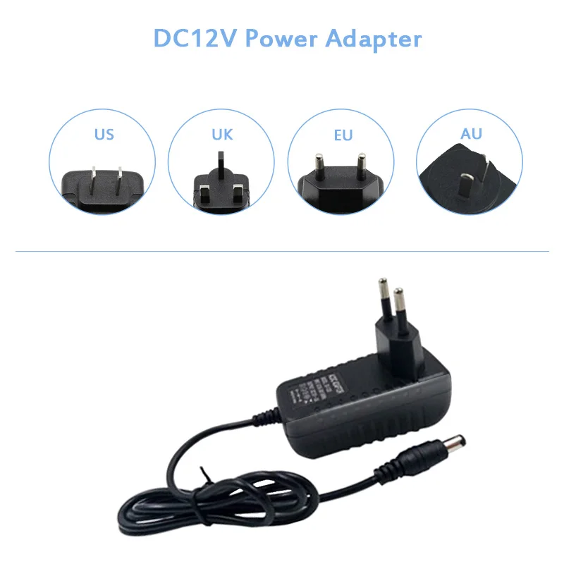 12V Fat Block 5A Source 6A Power Supply 1A 4A 3A Dc Power Adapter Unit 8A Led Strip Driver Transformador 12V Current Eliminator