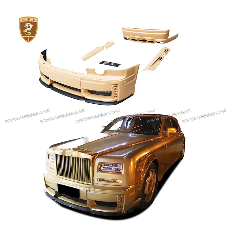 For Rolls-Royce Phantom 2004-2012 FRP front bumper rear bumper side skirts Super Car Rolls-Royce body kit WD style 00569