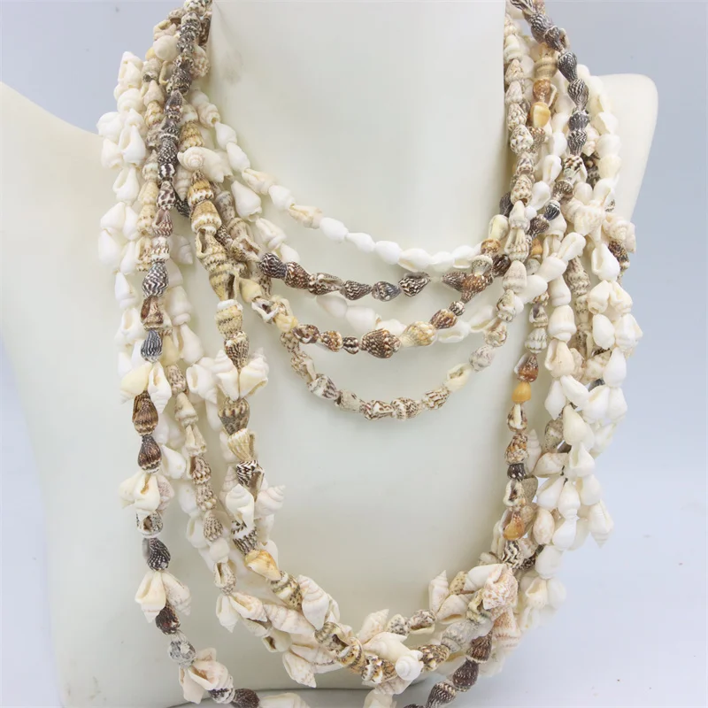 Lefei Jewelry Trend Fashion Natural Shape Sea Snail Shell Bead Making For Long Necklace Sweater For Women Party Gift Accessories