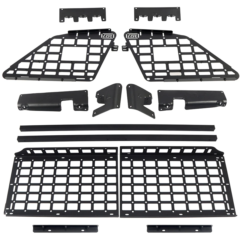 For Jeep Grand Cherokee WK2 2011-2020 Rear Boot Trunk Window Cargo Rack Shelf Storage Organizer Hanging Board Molle Panel