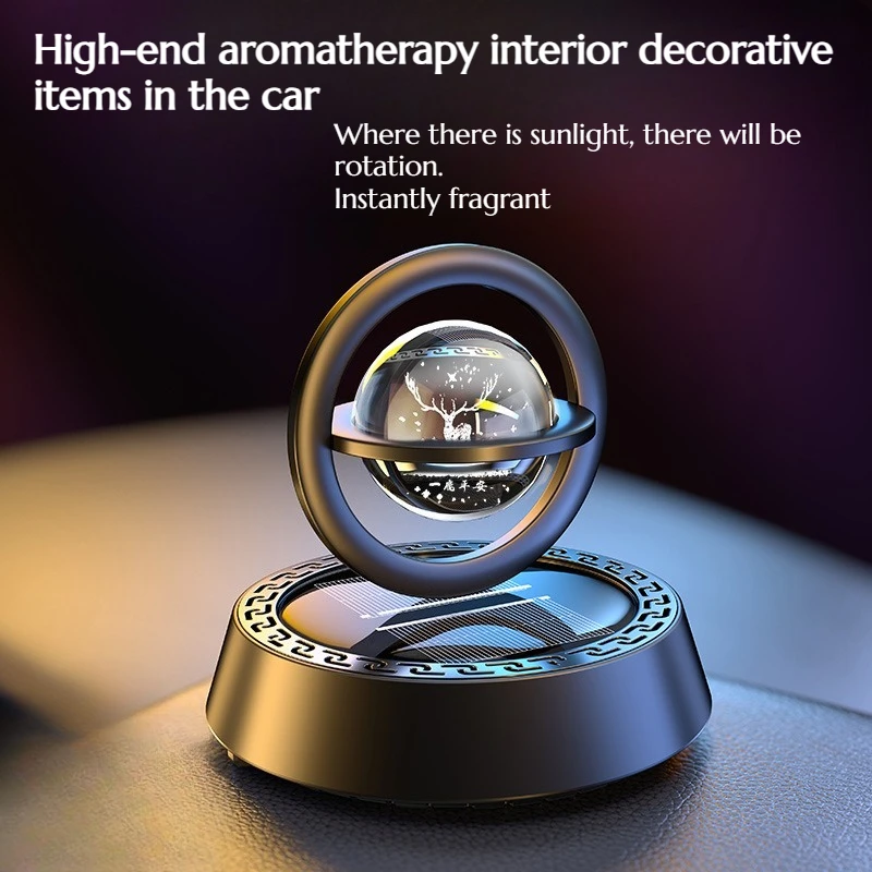 High-end Scented Decorative Item Solar-powered Perfume Atmosphere-inducing Home Decor Tabletop Art Piece