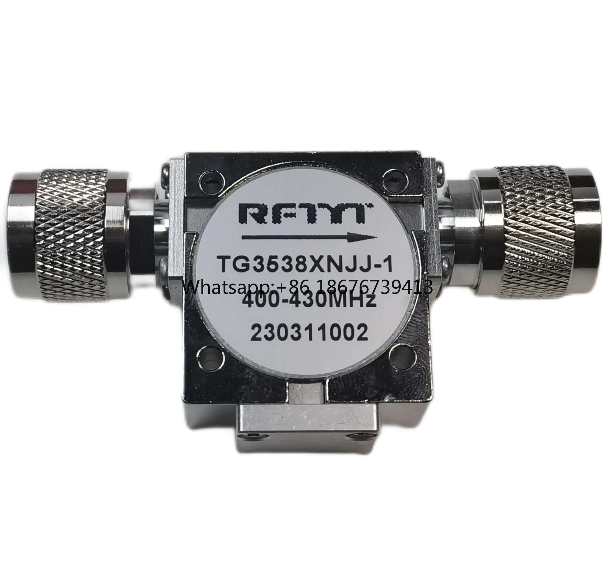 High Performance Signal Isolation RF Coaxial Stb Isolator/isol UHF 600-1000mhz 30w Brass Steel 100W Good Temperature Stability