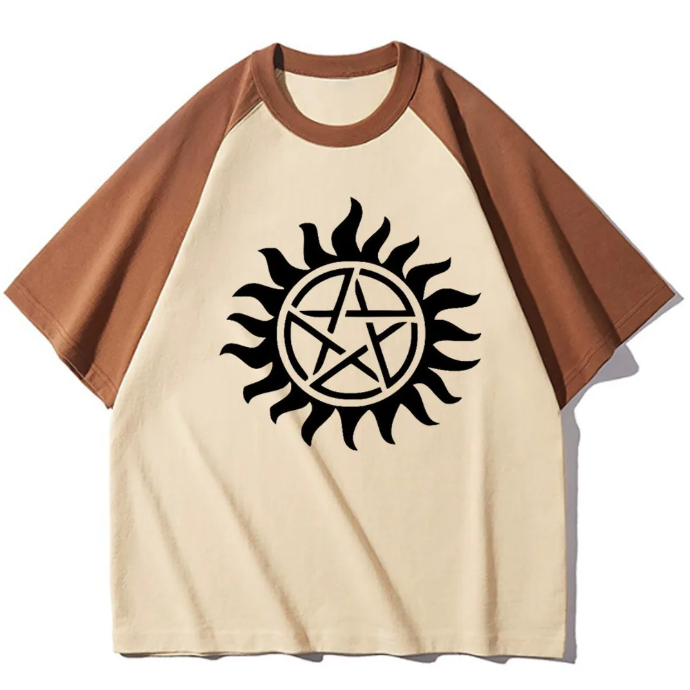 Supernatural tshirt women comfortable modern style t shirt girl designer graphic y2k clothes