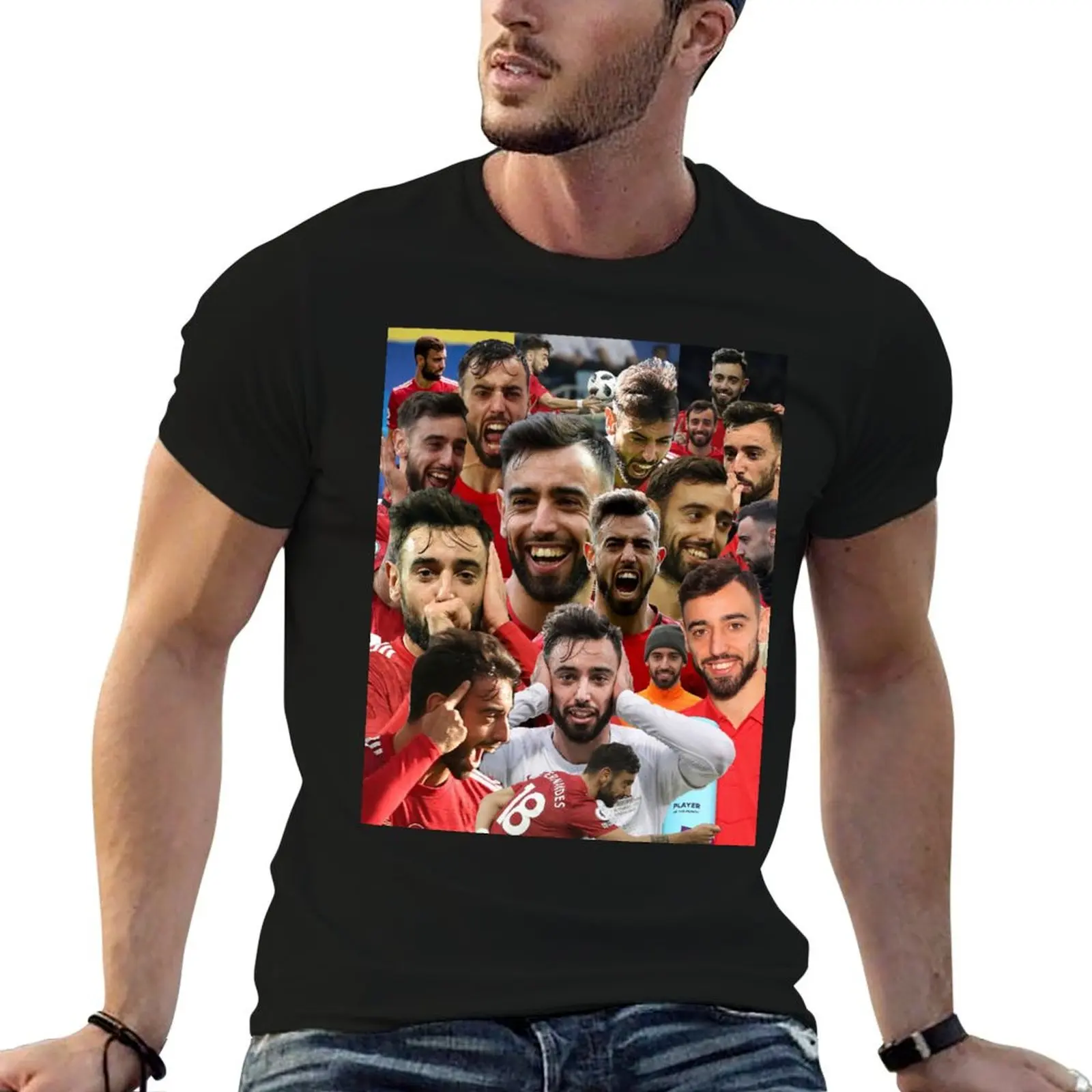 

Bruno Fernandes T-Shirt man t shirt cotton high quality mens graphic t shirts cotton t shirt man T-Shirt