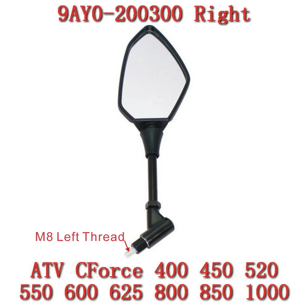 

Rear View Mirror, RH 9AY0-200300 For CF Moto ATV CF400 CF500 CF600 CF800 CF1000