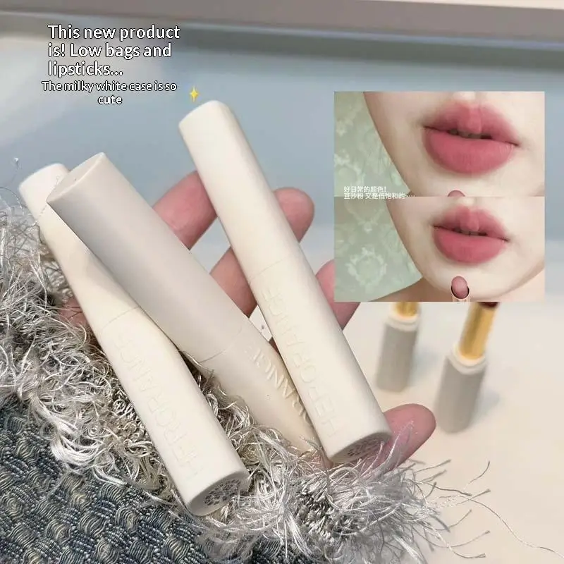HERORANGE Low Saturation Matte Velvet Lipstick Cream Lip Gloss Waterproof Long Lasting Non Fading Makeup Cosmetic For Women
