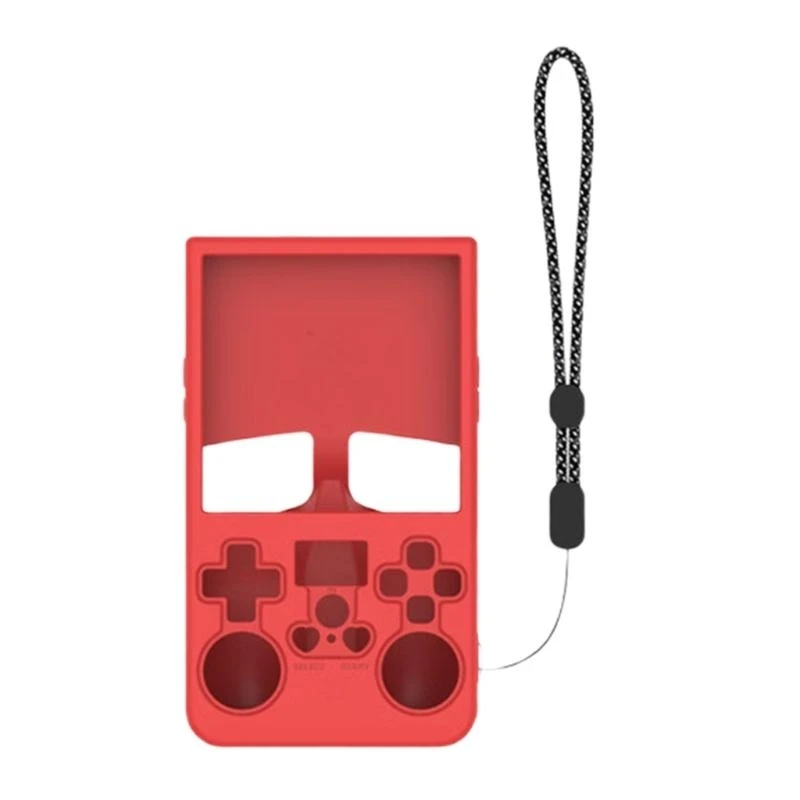 Y2GD Gamepad Dustproof Housing with Lanyard Silicone Protector Cover for R36 Scratchproof Game Console Protective Case