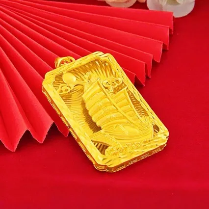 

"Instant Success" Horse Plaque for Men, 24K Gold, AU999 | Galloping horse with calligraphy, authoritative symbol of ambition.