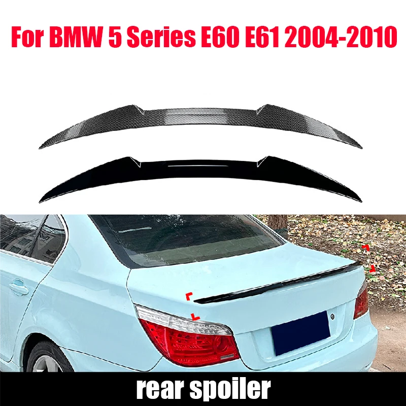 

For BMW 5 Series E60 E61 2004 2005 2006 2007 2008 2009 2010 Car rear spoiler blade type rear spoiler exterior modification parts