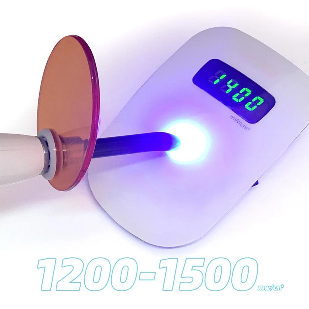 AZDENT-Luz De Cura Dental Sem Fio, Lâmpada LED Sem Fio, Luz De Cura Do Dentista, Intensidade De Saída 1200-1500mW/cm²