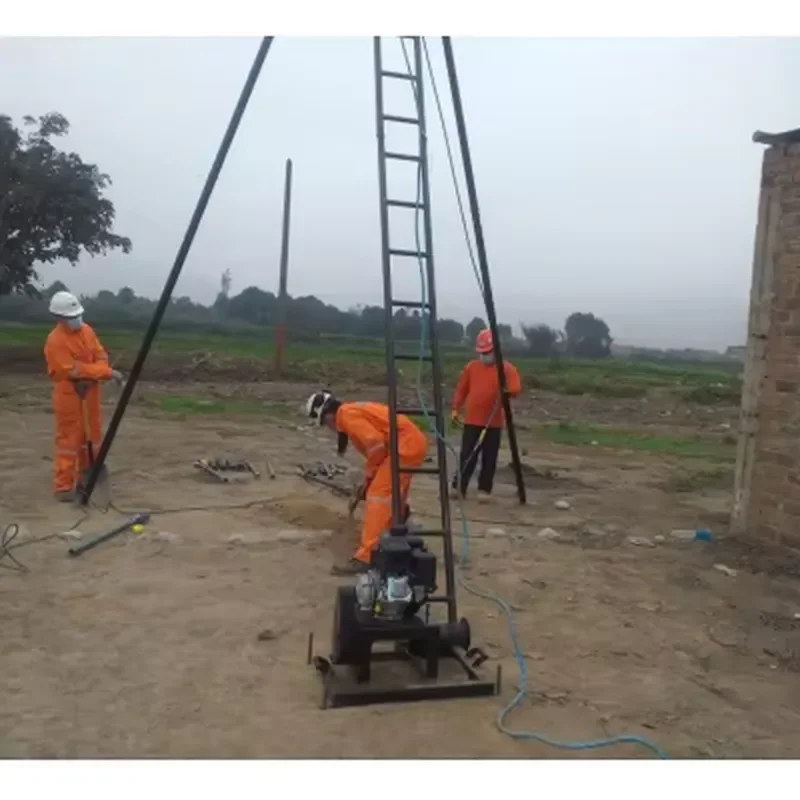 SPT Dynamic Cone Penetrometer Astm test in Soil