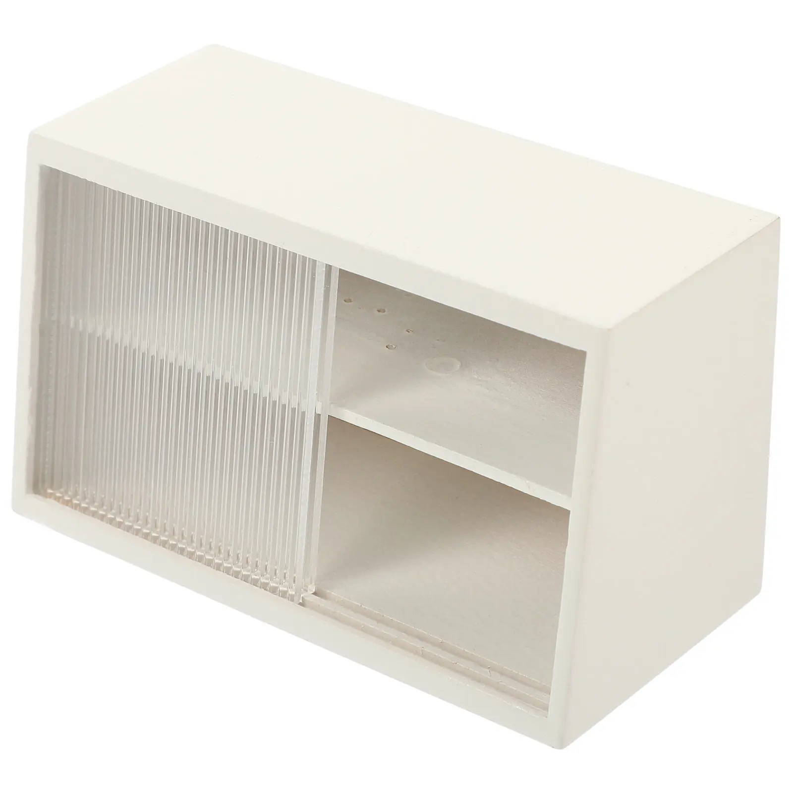 

Mini Furniture Display Cabinet Tiny Mini House Shelf Delicate DIY Home Decoration Creative Small Display Case Accessories