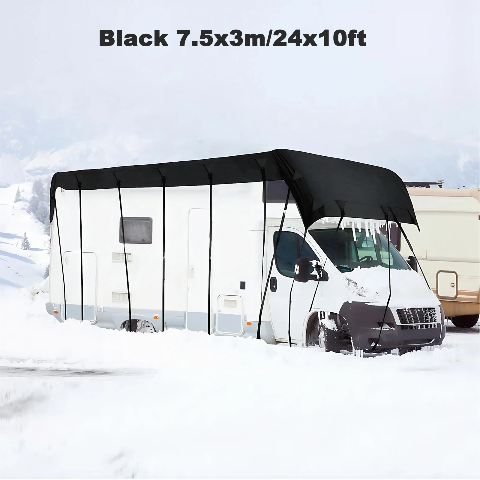 7 Maat Waterdichte Camperdakhoes 3000PA 210D Oxford Doek Dakbeschermhoes Camperzonwering Camperdakzonnescherm
