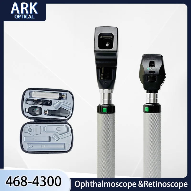 2024 Optimetrics LED Diagnostic Set Retinoscopio/Optimalmoscopio 468+4300 Equipos oftálmicos